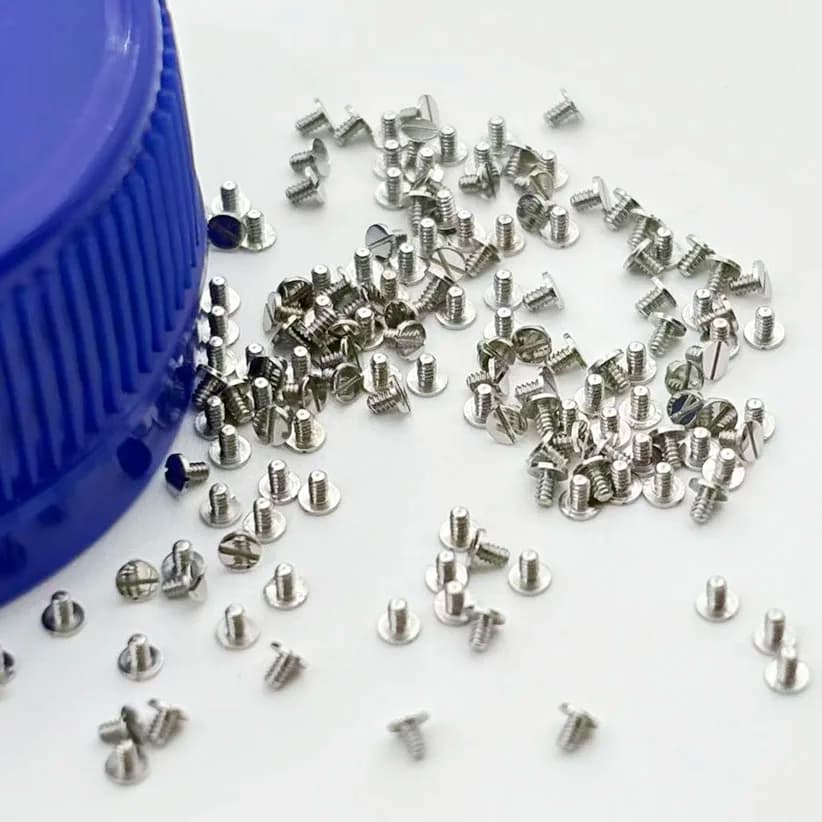 10/ 30/ 50/ 70/ 100pcs Watch movement accessories 8200 movement upper clamp plate screw pendulum splint screw