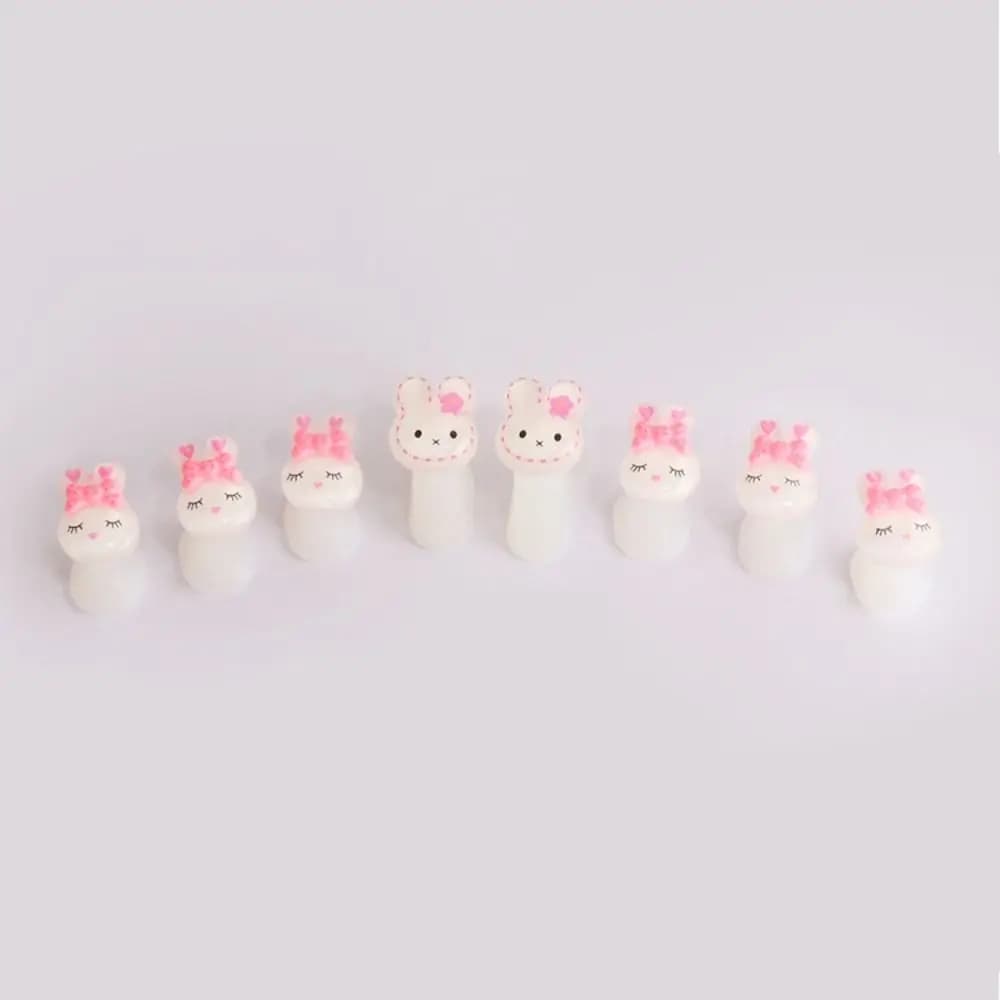 Carino a forma di cuore 8 pz/lotto morbido silicone fiore separatore della punta strumento di arte del chiodo manicure pedicure cura piede dito divisore