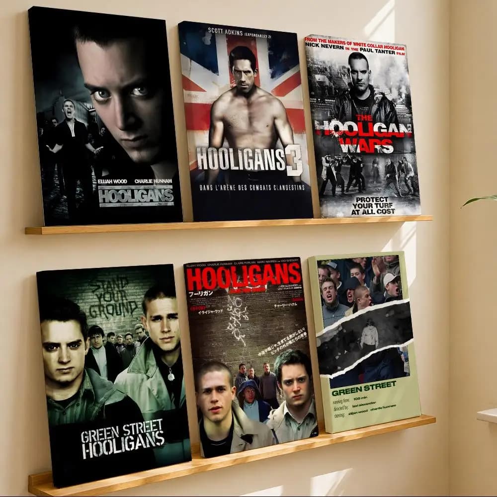 Football Movie H-HooligansS Framed Wall Painting Framed Poster Wall Decor – Complements Any Wall Ambiance