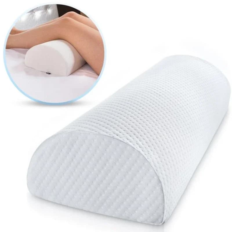 D-shaped memory foam cushions for neck, knee, leg, spacer, back, lumbar, cervical, spine, pregnant woman support