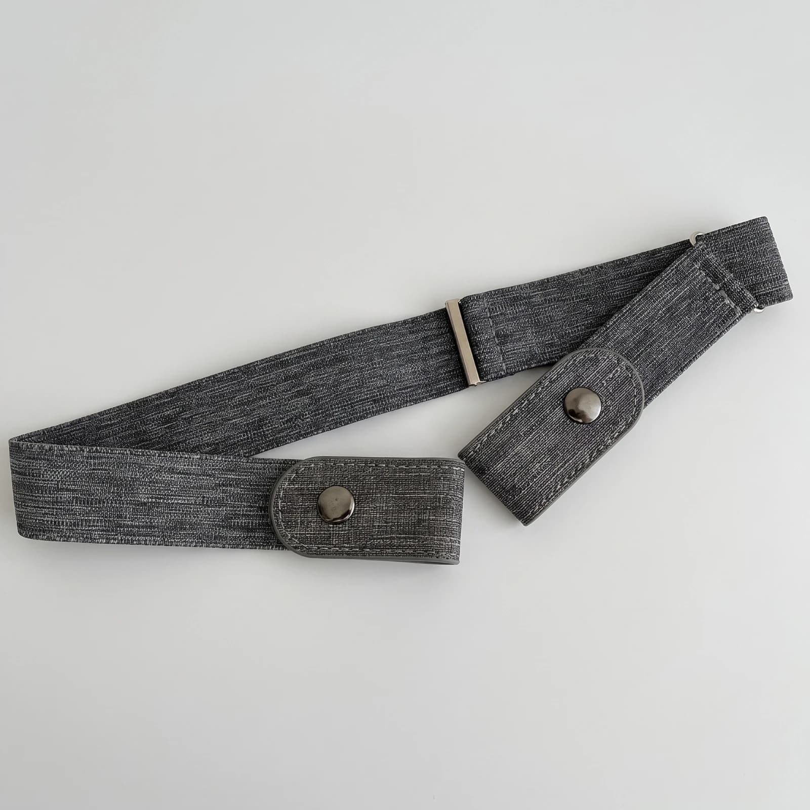 Elastic Waist Belt Bucklebuckleless Adjustable Stretch Belt Waistband No Bulge Accessory Slim-Fit for Children, Daily Wear