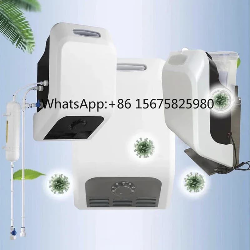 Umidificatore a Spruzzo Commerciale da Parete, Purificatore d'Aria Ultrasonico, Diffusore Nebulizzatore con Connessione all'Acqua di Rete