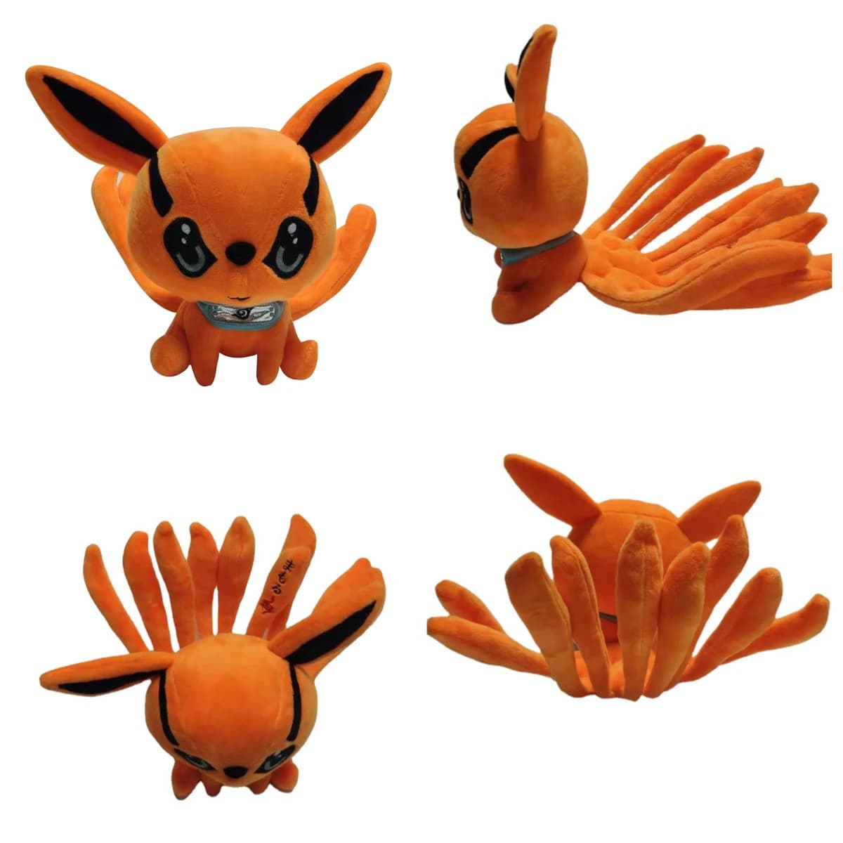 Peluche Naruto Seduto con Volpe a Nove Code, Giocattolo Creativo e Altamente Attraente, Regalo per Bambini
