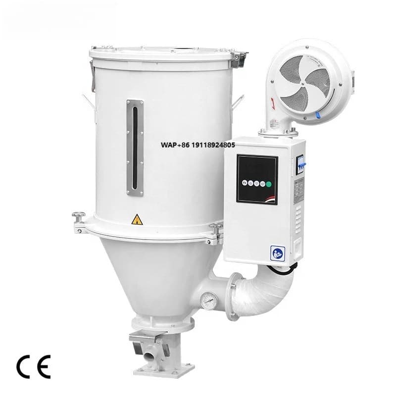 Essiccatore per Materie Prime Industriali, Deumidificatore per Plastica PET, Essiccatore a Tramoggia