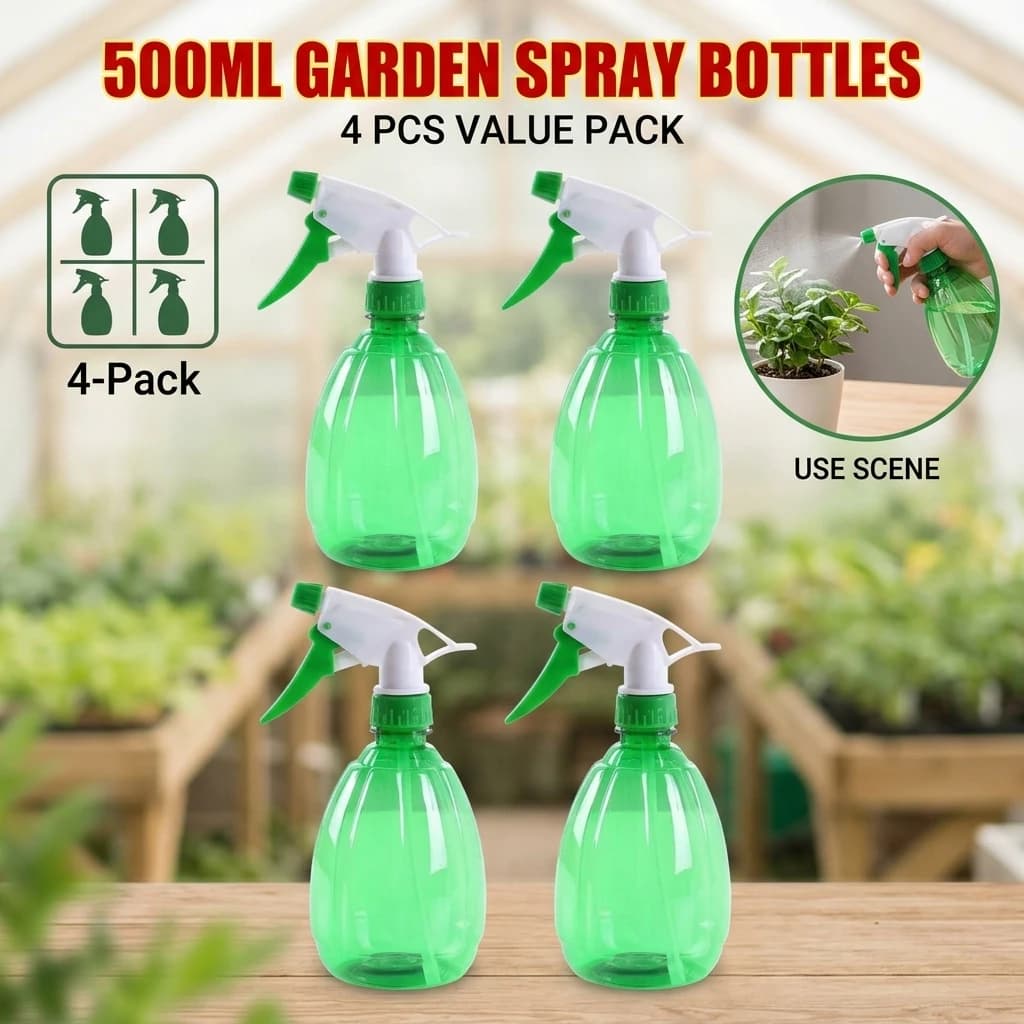 Spray Bottle Plant Flower Herb Sprayer Irrigation Watering Can Garden Watering Pot for Garden Indoor Outdoor Cleaning Supplies