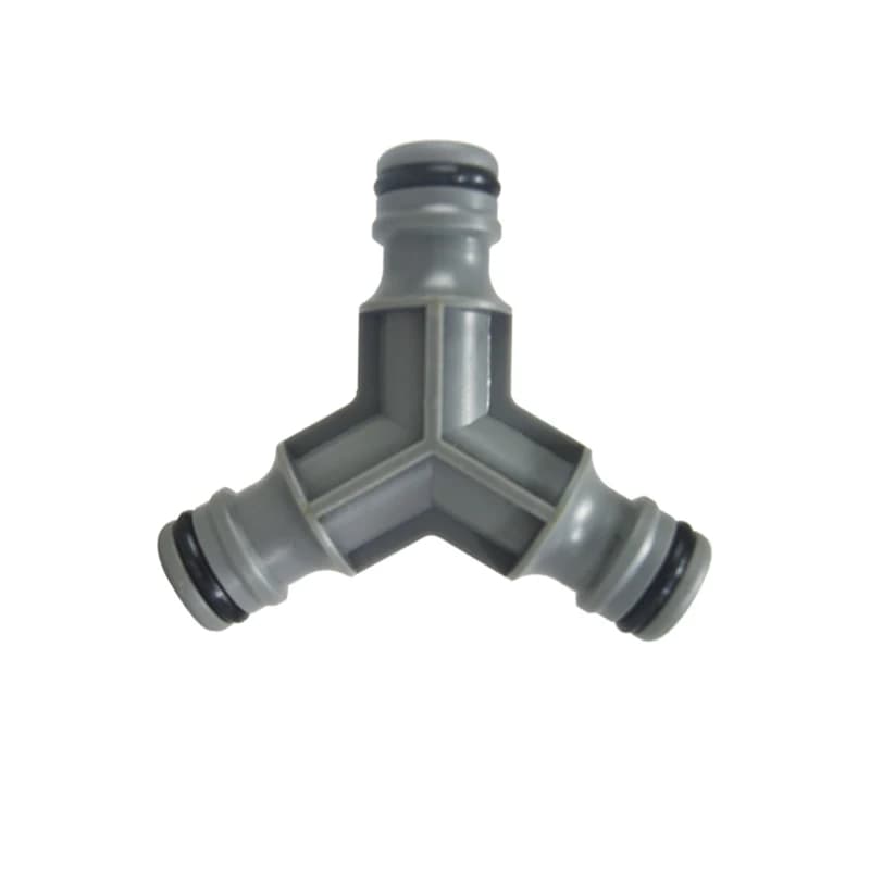 Connettore a 3 vie per tubo da giardino, raccordo rapido maschio, attacco diretto per sistema di irrigazione, giunto estensibile per tubo dell'acqua da esterno