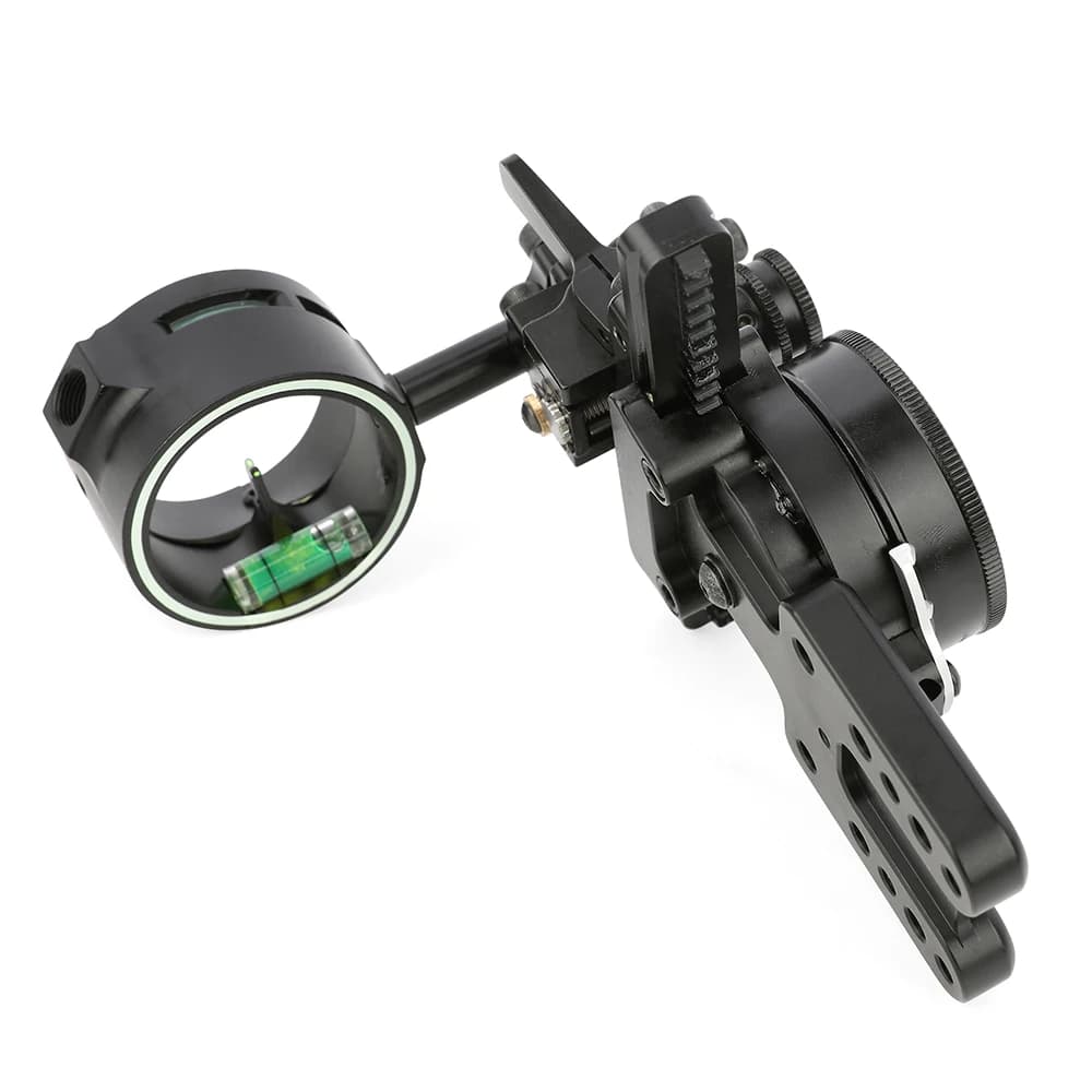 Archery Target Hunting Shooting Supplies Right Hand Compound Bow Sight Single Needle 0.019inch Optical Fiber 4X 6X 8X Lens