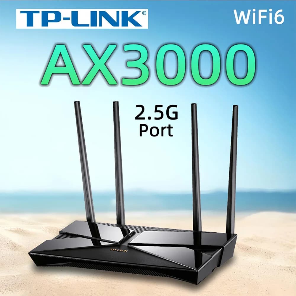 TP-LINK AX3000 Router wireless Wi-Fi6 dual-band MESH 2.5G RJ45 160MHZ 11ac/ax TL-XDR3040 Ripetitore Wifi 3000Mbps Hotspot