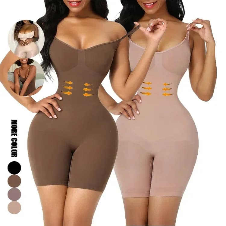 One Piece Shapewear Bodysuit Tummy Control Waist Cincher Slimming Seamless Lifting Underwear for Women