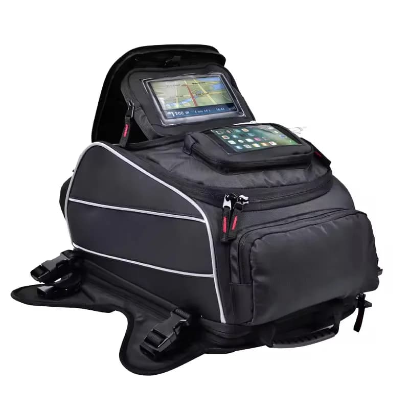 Motorcycle Fuel tank Pack Bag Multi-function Handbag Large Luggage Storage Backpack for Travel