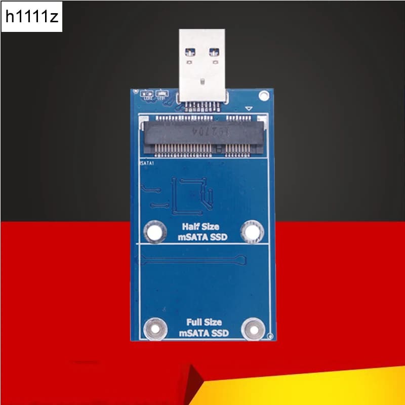Custodia Mini SSD custodia per disco rigido mSATA a USB 3.0 adattatore USB mSATA disco a stato solido esterno supporta disco rigido SSD mSATA 30*30/50
