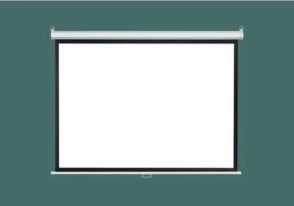 Schermo per Proiettore Manuale da Parete 120 Pollici, Montaggio a Parete, Prezzo di Fabbrica per Home Theater