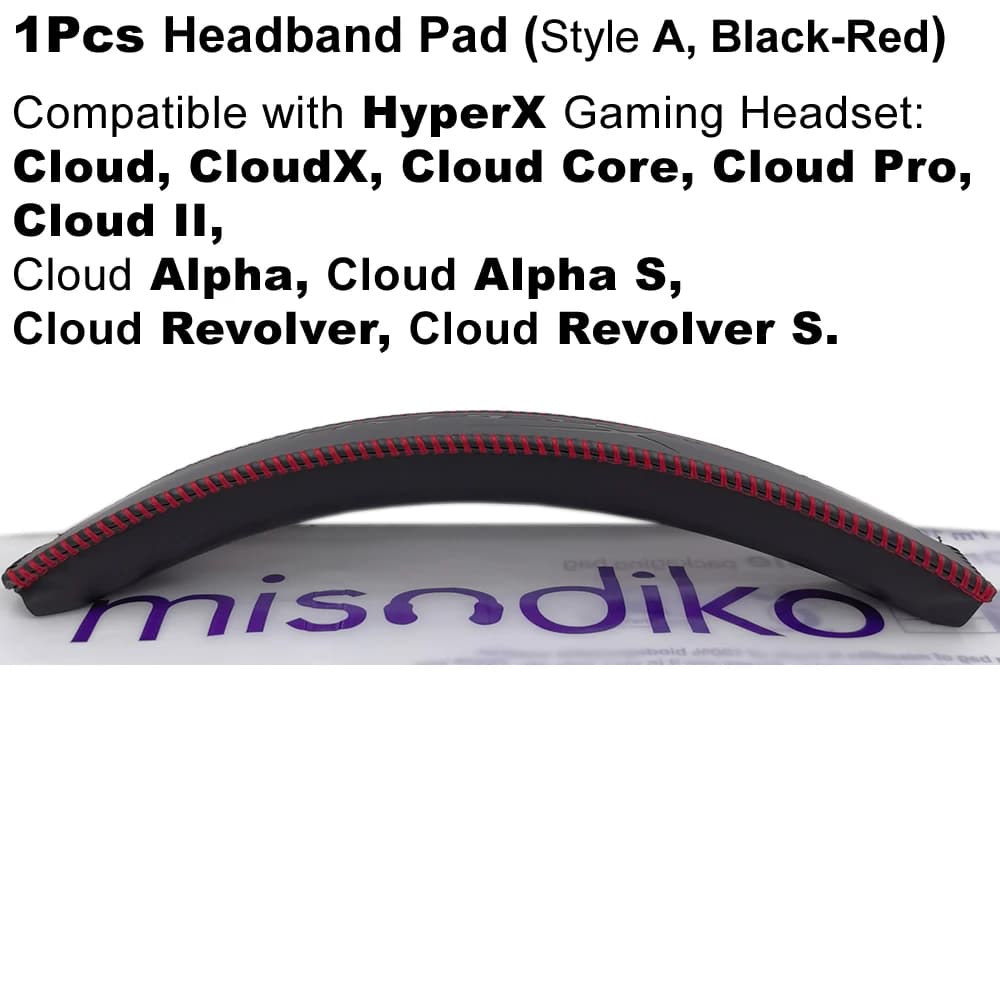 Replacement of misodiko belt bearing for HyperX Cloud, Cloud 2 II, Cloud Core, Cloud Alpha, Cloud Revolver S game headphones
