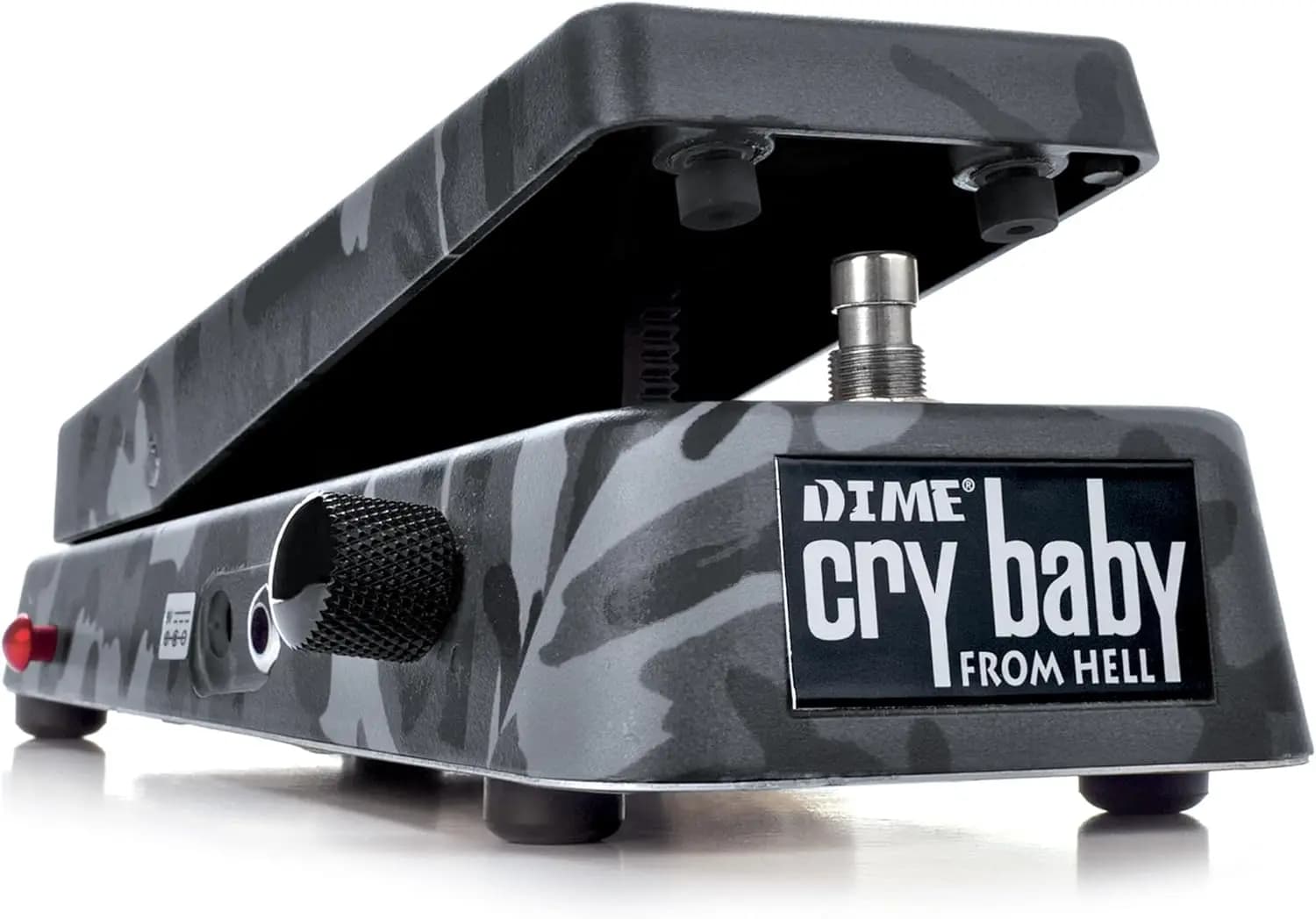 Pedale Cry Baby From Hell Wah per Chitarra Elettrica - Selettore a 6 Posizioni, Controllo Q Variabile, Boost Commutabile
