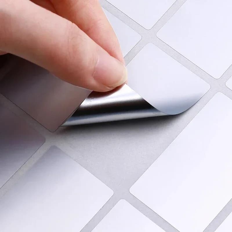 Etichette adesive per barattoli per bottiglie da cucina impermeabili da 100 pezzi Etichette adesive per organizzatore Etichetta per categoria alimentare per imballaggio