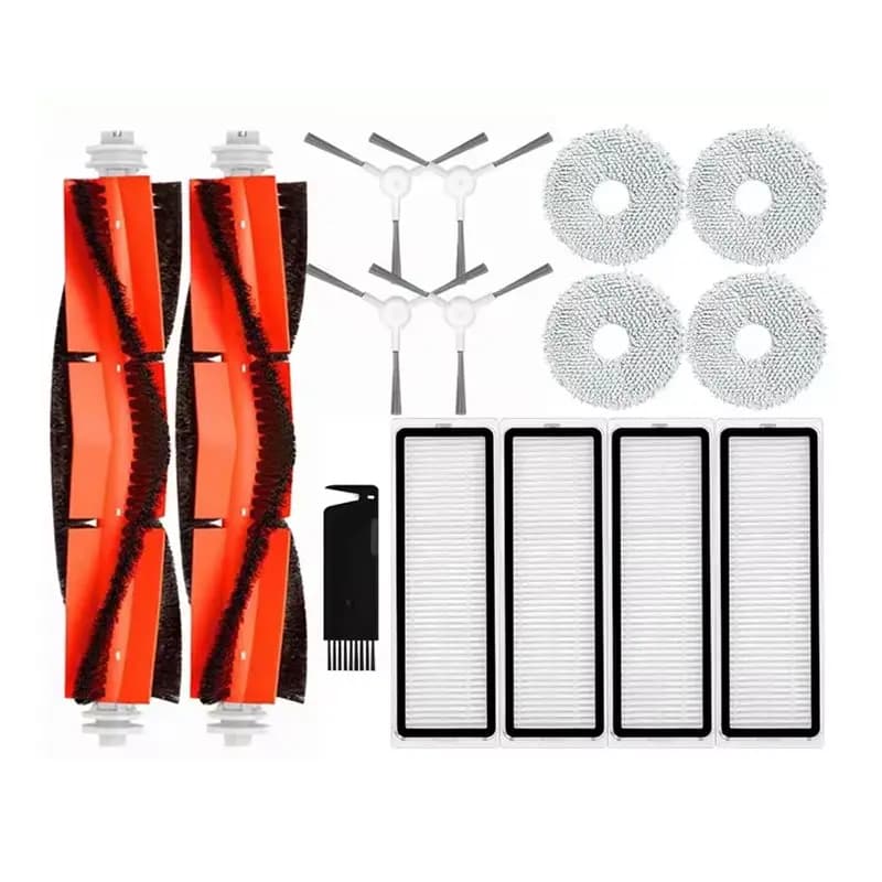 KEOL-Spare Parts For Robot Vacuum X10+ X20 B101GL- Main Side Brush, Hepa Filter, Dust Bag, Rag Mop Accessories