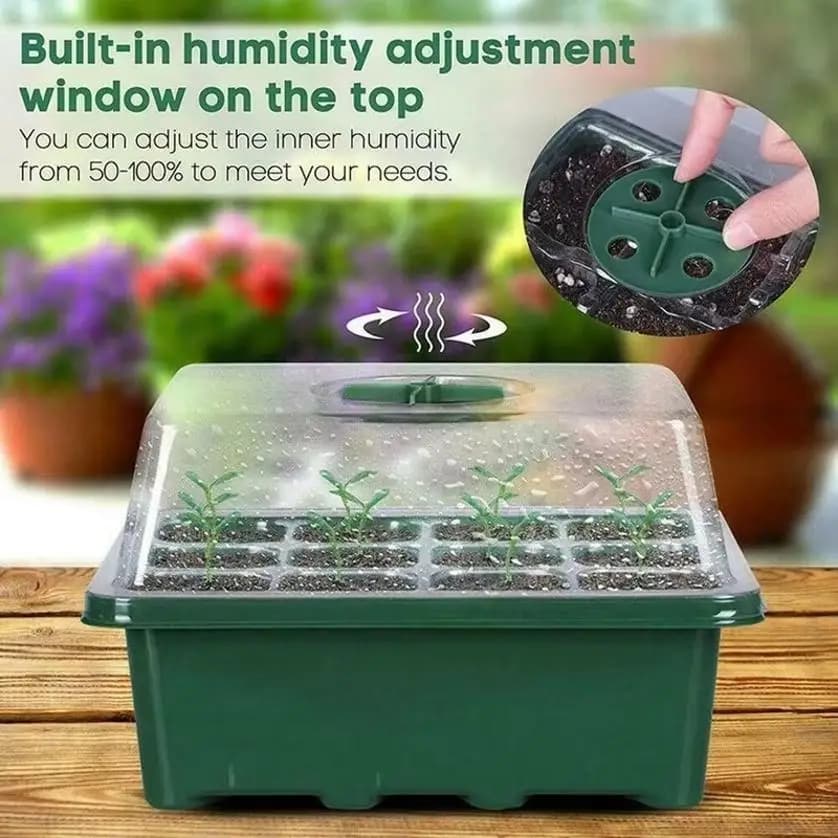 Plastic Plant Trays with 12 holes Plant Pot Plant