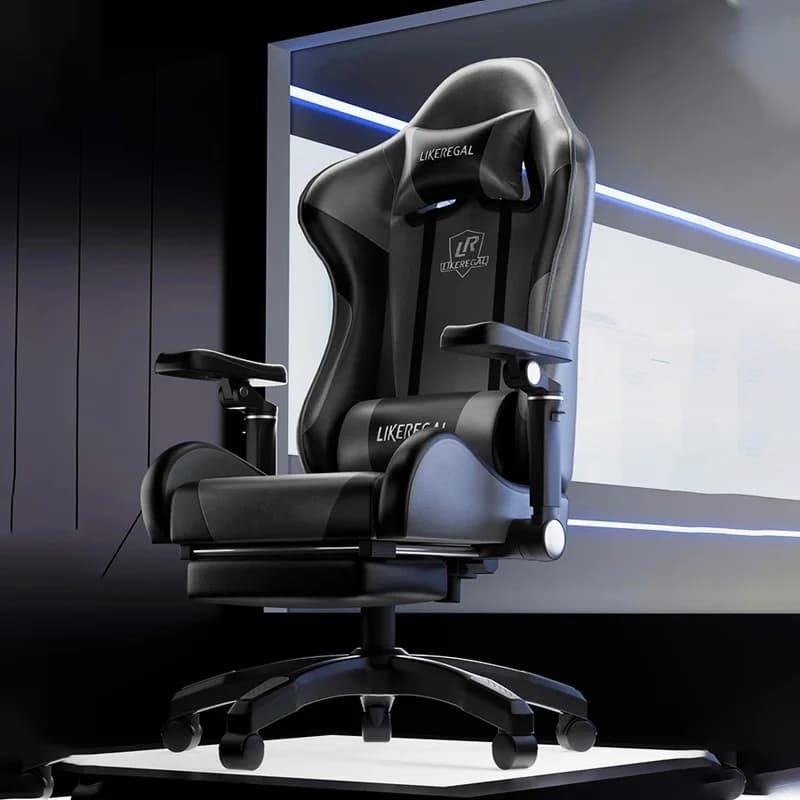 Nuova sedia da gioco 9D braccioli meccanici dinamici supporto lombare 3D sedile ampio sedia ergonomica sedia girevole per streaming live da gioco