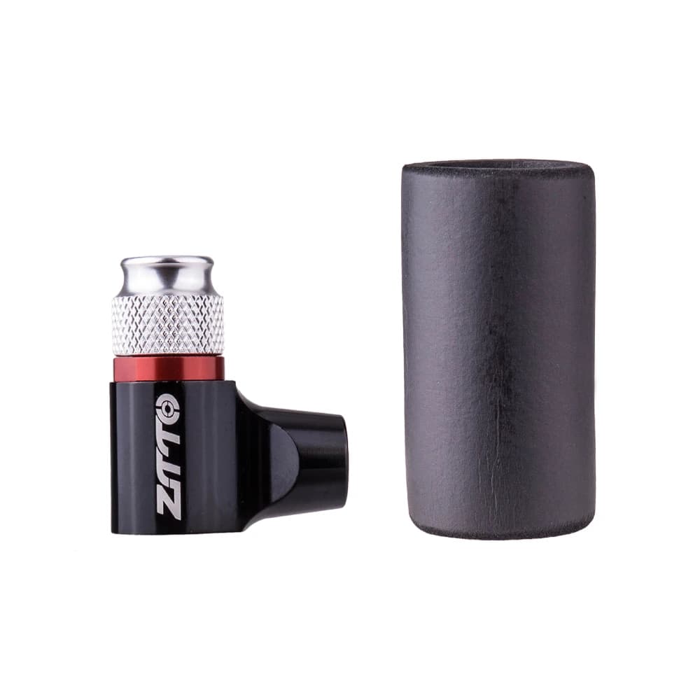Pompa d'aria CO2 per bicicletta ZTTO, adattatore per cartuccia CO2, montaggio ad alta pressione, compatibile con valvole FV e AV, pompa per pneumatici bici con valvola Schrader e Presta
