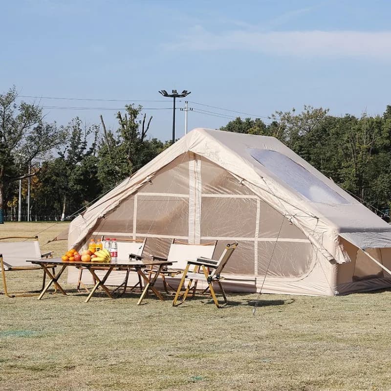 Doppio tessuto Oxford, tenda gonfiabile doppia tenda da campeggio esterna antipioggia e addensata da viaggio