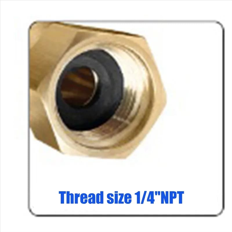 Mandrino ad aria da 6 pezzi, blocco del flusso chiuso per carichi pesanti su mandrino per pneumatici con clip per accessori per compressori con manometro di gonfiaggio-Giallo-X59A