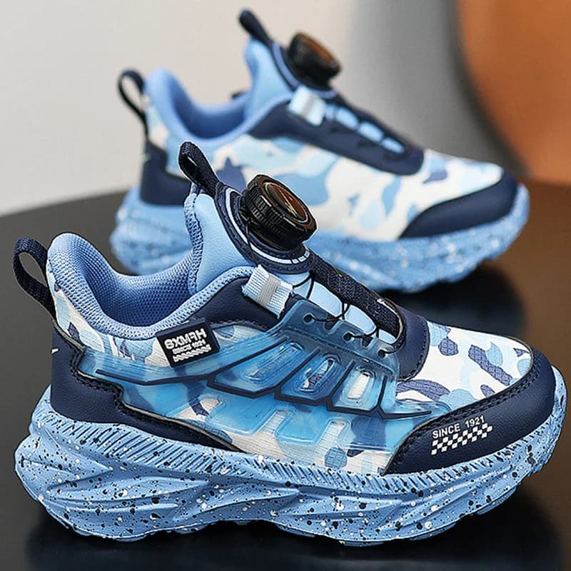 Scarpe casual per bambini Autunno Inverno Nuove sneakers da corsa alla moda all'aperto Suola spessa Scarpe da passeggio casual antiscivolo per bambini