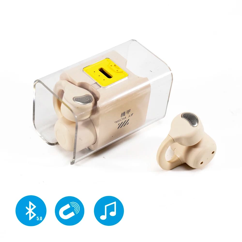 2 pcs wireless OWS earphone with ear clip not in earphones Bluetooth stereo BT5.0 music sports games earplugs set sale