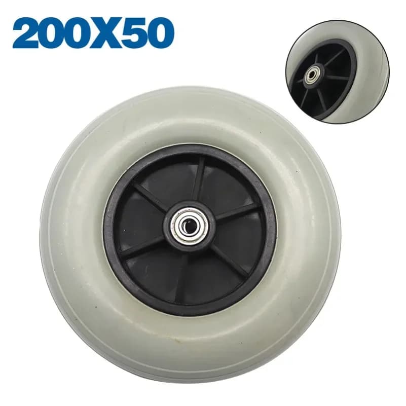 Wheelchair wheels 8 inch 200 x50 200 x50mm electric wheelchair EVA spare parts for front wheels foam
