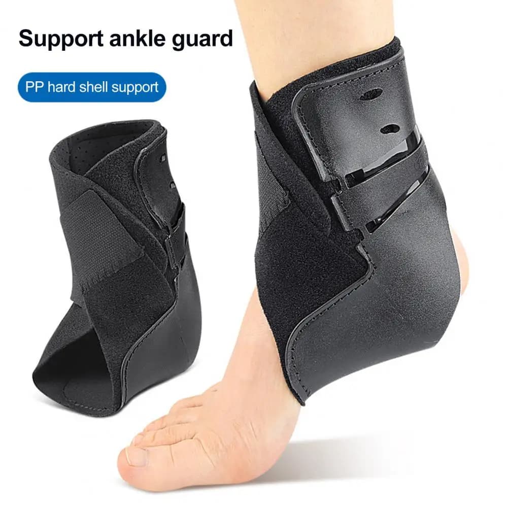 1 Pc Ankle Support Brace for Men Women Adjustable Ankle Wrap Compression Neoprene Sleeve for Sprained Ankle Plantar Fasciitis