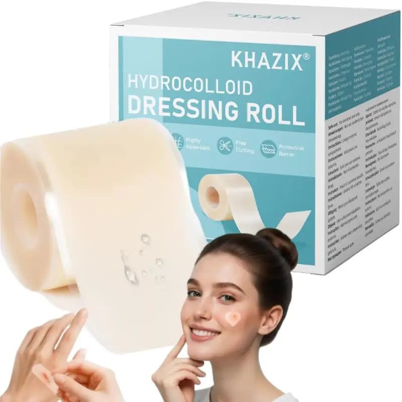 Pimple Patch Artificial Skin Wound Dressing Freely Cuttable Skin-Friendly Adhesive Keep Wound Clean 1 Roll