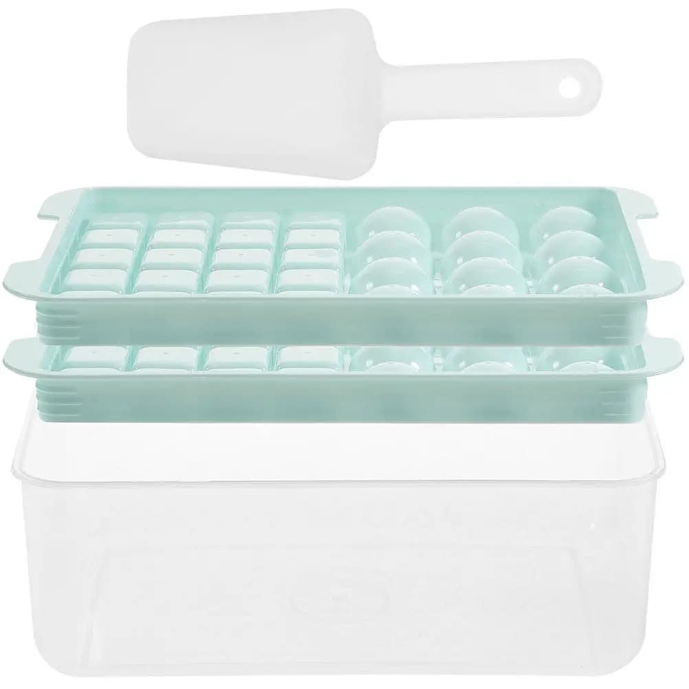Set di Stampi per Ghiaccio a Pressione, Staccabili Rapidamente, Antiaderenti, per Palline di Ghiaccio, Facili da Pulire, Utensile per Dessert