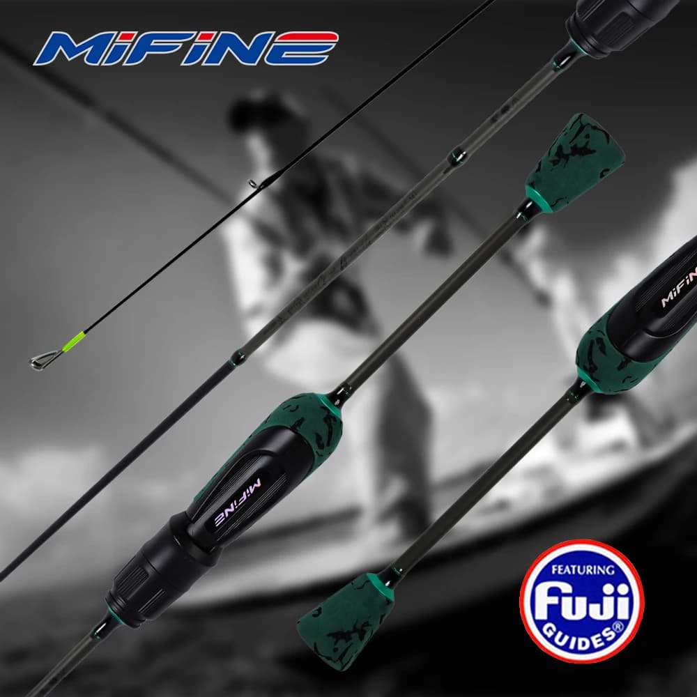 MIFINE SHOWTIME XUL canna da pesca Spinning leggera Lure 0.3-2G 30T anelli Fuji in fibra di carbonio punte vuote canne da pesca alla trota