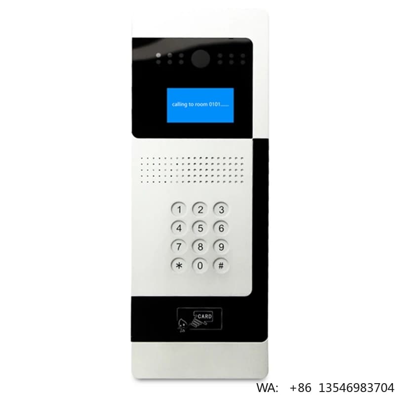 Campanello Video WiFi Intelligente con Controllo Accessi e Telecamera di Sicurezza WiFi per Sistema di Controllo Ingresso Casa ed Edifici