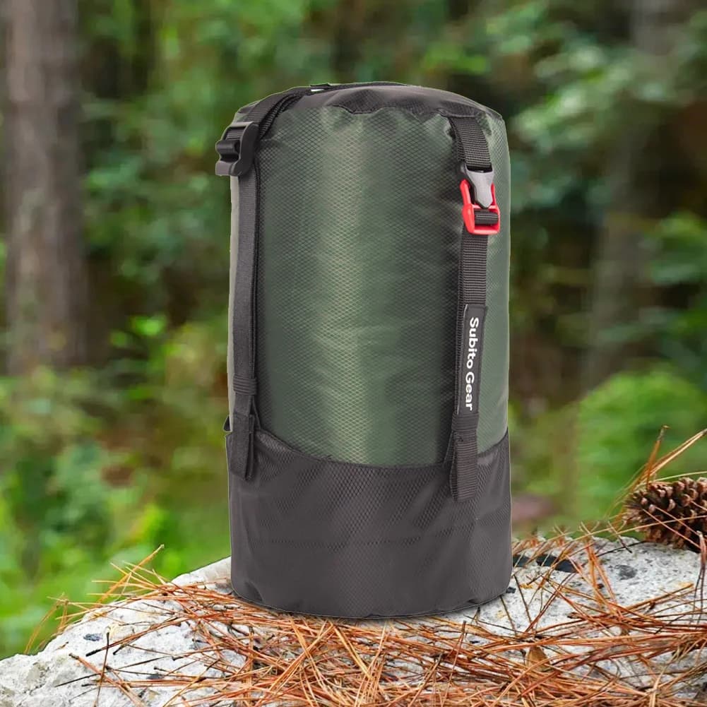 Camping Sleeping Bag Compression Pack Multi-Purpose Camping Supplies Storage Bag Large Capacity Space Saving for Down Jackets