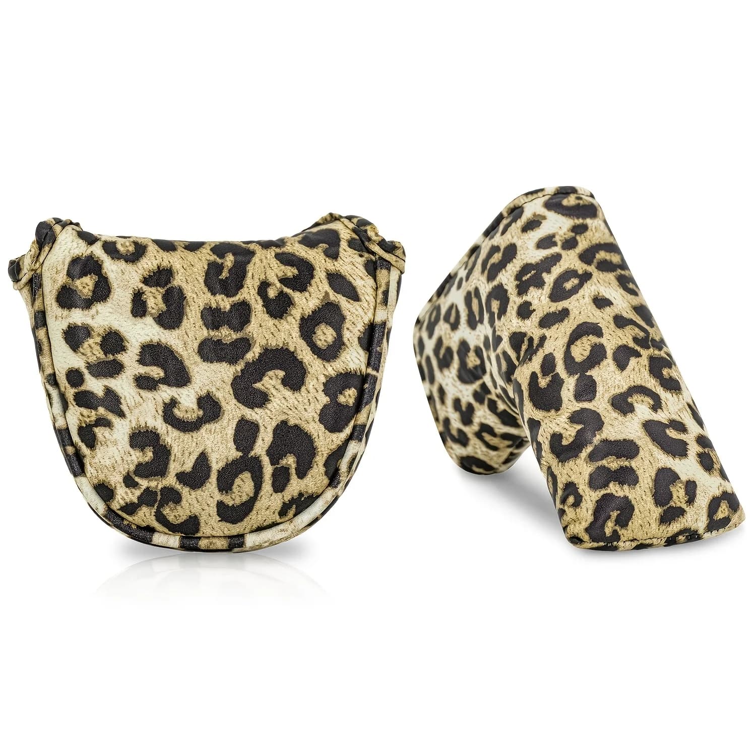 1pc Leopard Print Golf Putter Head Cover, Trendy Wild Style Protective Sleeves Available for Blade And Mallet Putters