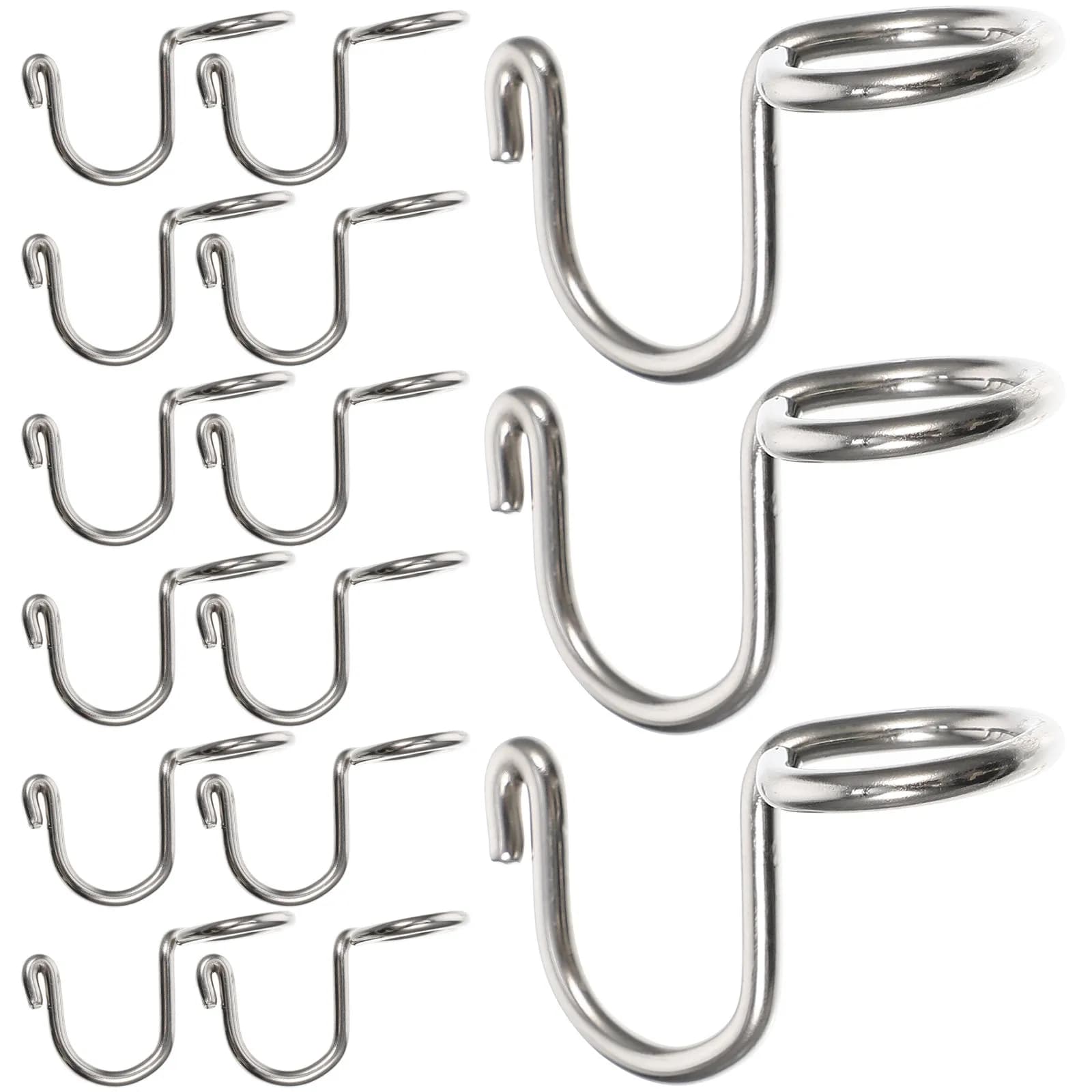 15Pcs Multifunction Connecting Buckle Hooks Space Saver Closet Organizer Clothes Hanger Connector Hooks Metal Hanger Extender