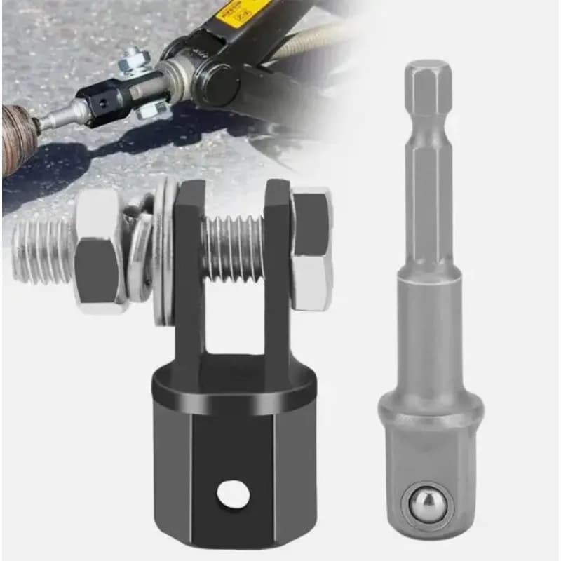 Adattatore per martinetto a forbice, adattatore per presa per trapano elettrico, attrezzo per riparazione pneumatici auto e camion, sollevamento rapido, 1/2 pollice