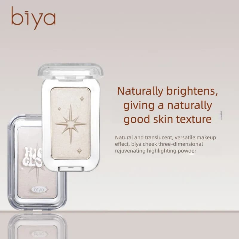 Biya Polvere lucida opaca Perlescente Ombra laterale Ombra per naso Polvere fine scintillante con diamante scintillante ad alta lucentezza