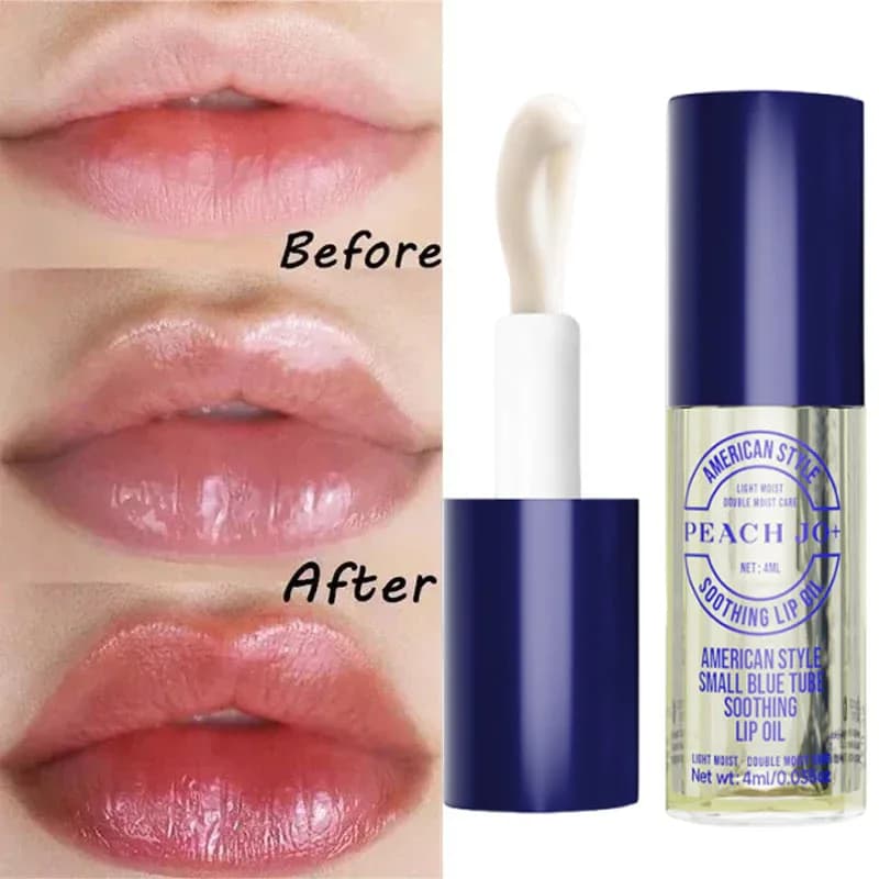 Olio Volumizzante Istantaneo per Labbra, Gloss Rimpolpante, Siero Idratante Anti-Rughe, Rossetto Sexy per la Cura delle Labbra