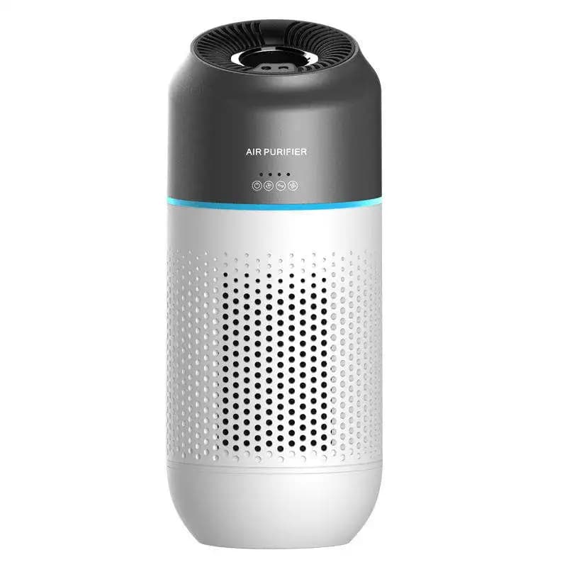 Portable Car Deodorant for Smoking Removal Mini Air Purifier for USB Car with Air Cleaning Machine with HEPA Filter