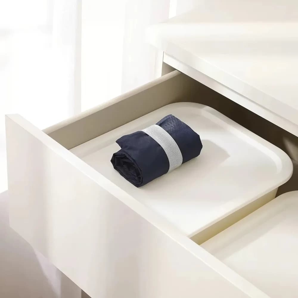 New Waterproof Travel Clothes Storage Bag Solid Color Moisture Proof Clothes Bag High-End Sensation Laundry Storage Bag Travel