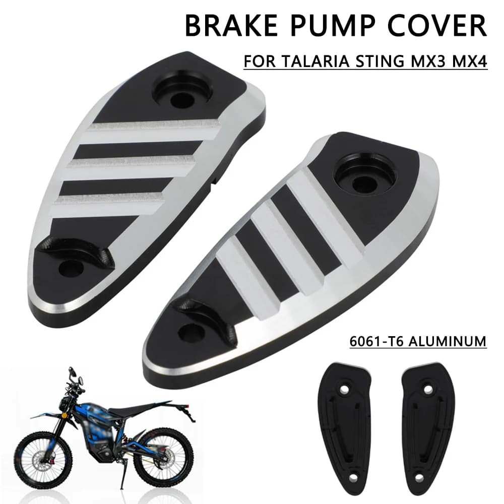 Per Talaria Sting MX3 MX4 Moto Accessori Copertura della pompa freno anteriore Coperture del serbatoio del liquido dei freni E-Bike Dirt Bike elettrica