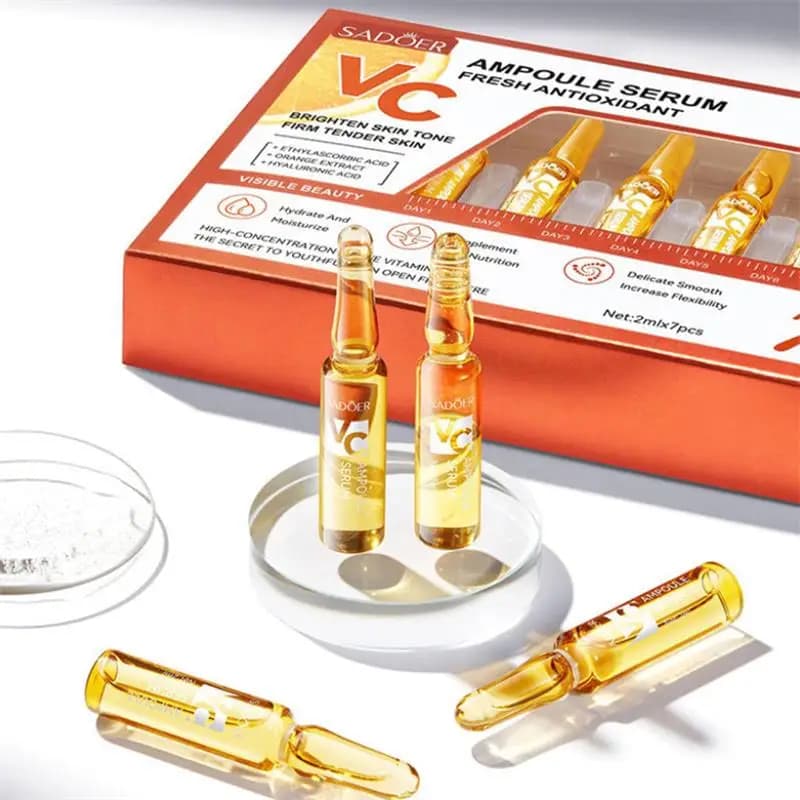 Serum Super Hydrating Essence at Hyaluronic Acid with Vitamin C, Long-Term Hydration, Ringiovanent Skin Serum