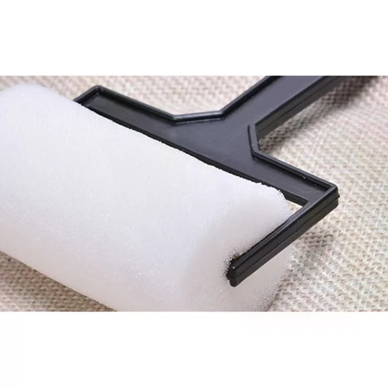 Set of 3 White Sponge Brushes for Painting and DIY, Drawing Tools and Creative Toys for Children