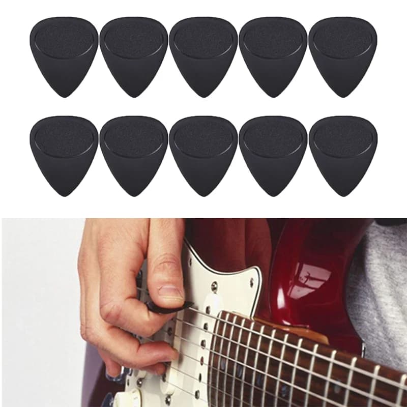 Plettro per chitarra da 10 pezzi antiscivolo opaco - Plettro ABS durevole spessore 0,7 mm / Per chitarra elettrica basso Ukulele Playin