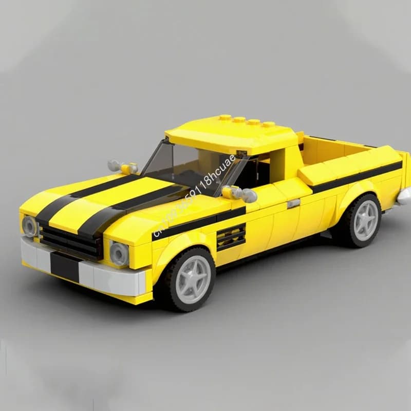 278 pz MOC Holden HQ Ute City Champions Supercar Mattoncini da Costruzione Regalo di Natale Giocattoli Educativi per il Riconoscimento dei Modelli Storia