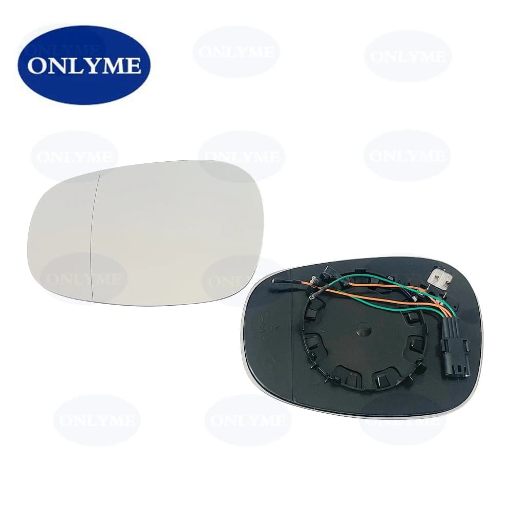 Wide angle mirror glass heated for car with 4 pin connector for BMW Series 1 (2010-2013) 3 (2008-2012) E90 E92 E93