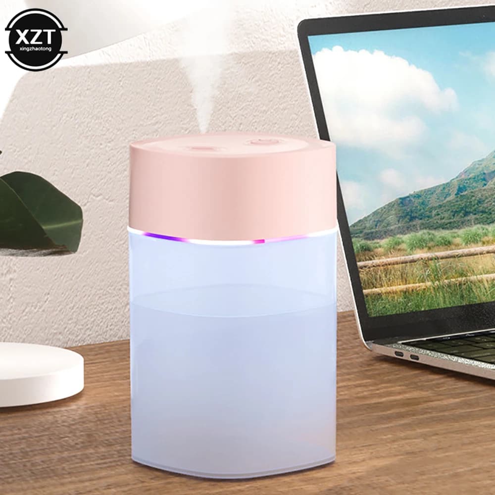 Umidificatore da tavolo USB 400ml umidificatore portatile per auto camera da letto umidificatore da tavolo per ufficio diffusore per aromaterapia