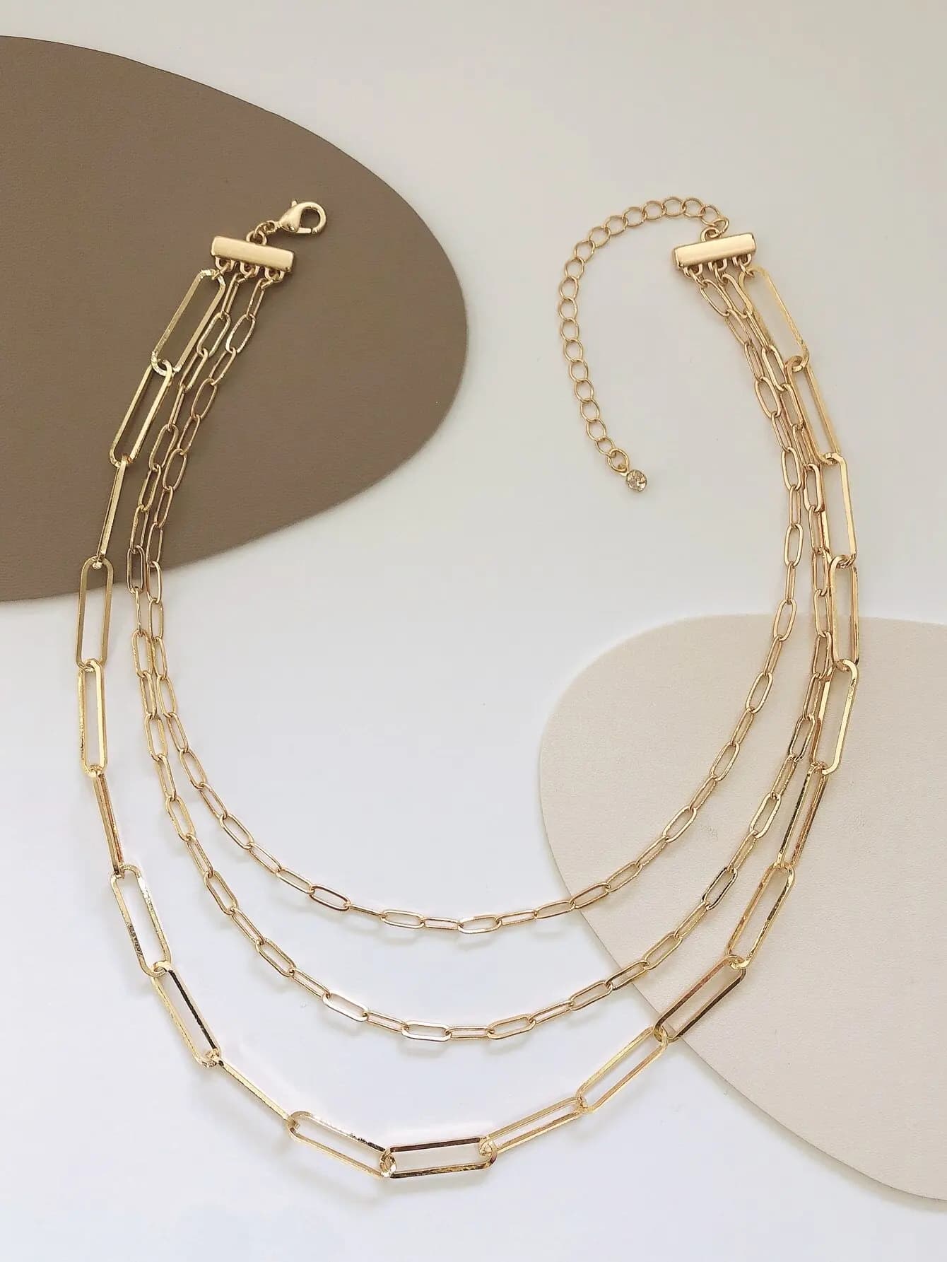 Collana a strati minimalista da donna, 1 pezzo, gioielli alla moda per feste
