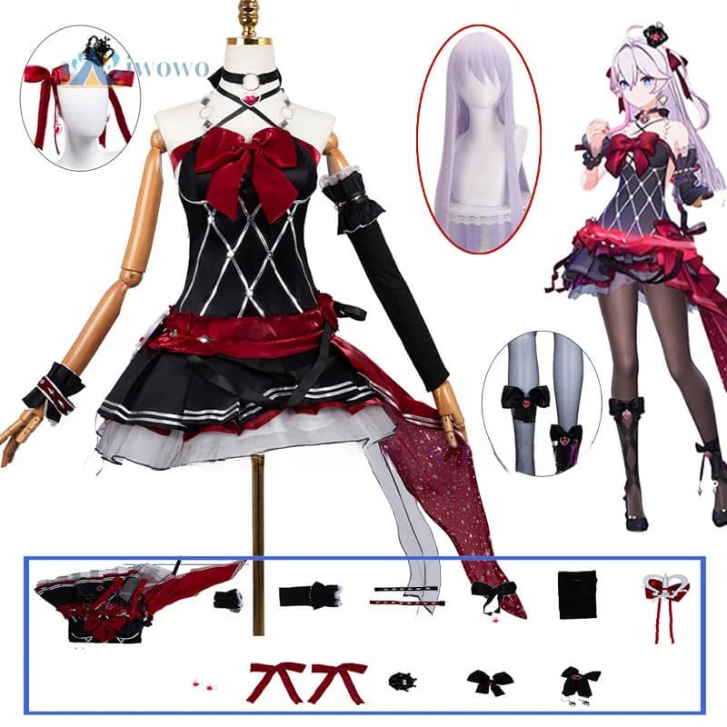 Costume Cosplay di Strinova Kanami, Abito da Donna, Set Uniforme per Halloween, Carnevale, Feste, Vestiti di Kanami per Donne